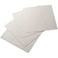 OUNONA 4pcs Mica de Placas Hojas de Microondas Horno Reparación 13 x 13cm